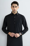 Black Wash & Wear Shalwar Kameez