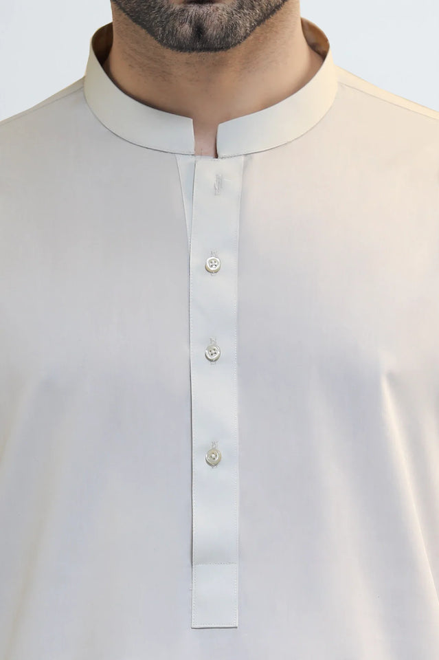 Beige Wash & Wear Shalwar Kameez