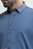 Grey Wash & Wear Shalwar Kameez