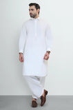 Cream Cotton Shalwar Kameez