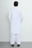 Cream Cotton Shalwar Kameez