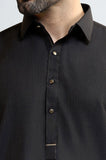 Black Wash & Wear Shalwar Kameez