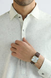 Cream Wash & Wear Shalwar Kameez