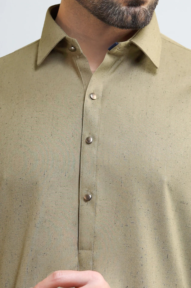 Green Wash & Wear Shalwar Kameez