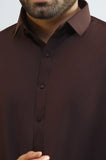 Dark Maroon Wash & Wear Shalwar Kameez
