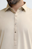 Fawn Wash & Wear Shalwar Kameez