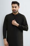 Black Wash & Wear Shalwar Kameez
