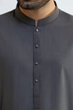 Dark Grey Wash & Wear Shalwar Kameez