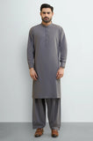 Grey Wash & Wear Shalwar Kameez