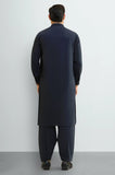 Navy Blue Wash & Wear Shalwar Kameez