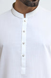 Off White Wash & Wear Shalwar Kameez
