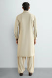 Fawn Wash & Wear Shalwar Kameez