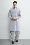 L-GREY Wash & Wear Shalwar Kameez