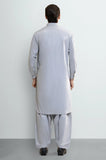 L-GREY Wash & Wear Shalwar Kameez