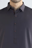 Dark Purple Wash & Wear Shalwar Kameez