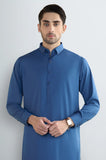 Royal Blue Wash & Wear Shalwar Kameez