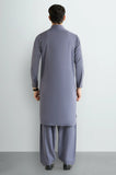 Grey Wash & Wear Shalwar Kameez