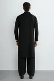 Black Wash & Wear Shalwar Kameez