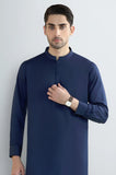 Navy Blue Wash & Wear Shalwar Kameez