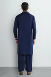 Navy Blue Wash & Wear Shalwar Kameez