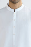 Off White Wash & Wear Shalwar Kameez