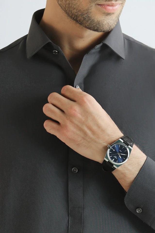Grey Wash & Wear Shalwar Kameez