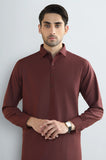 Maroon Wash & Wear Shalwar Kameez