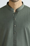Dark Green Wash & Wear Shalwar Kameez