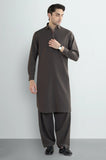 Coffee Brown Wash & Wear Shalwar Kameez