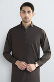 Coffee Brown Wash & Wear Shalwar Kameez