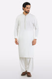 Off White Wash & Wear Shalwar Kameez