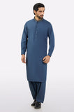 Dark Blue Wash & Wear Shalwar Kameez