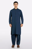 Dark Blue Wash & Wear Shalwar Kameez