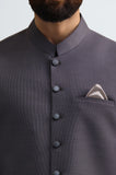 Dark Brown Shalwar Kameez with Waistcoat