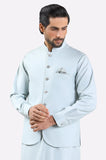 Light Grey Shalwar Kameez with Waistcoat