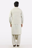 Cream Shalwar Kameez with Waistcoat