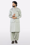 Light Green Shalwar Kameez with Waistcoat