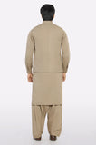 Light Brown Shalwar Kameez with Waistcoat