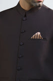 Dark Maroon Shalwar Kameez with Waistcoat