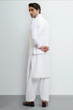 White Shalwar Kameez with Waistcoat