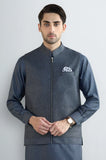 Blue Shalwar Kameez with Waistcoat