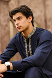 Navy Blue Wash & Wear Shalwar Kameez