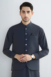 Charcoal Shalwar Kameez with Waistcoat