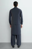 Charcoal Shalwar Kameez with Waistcoat