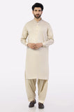 Fawn Cotton Shalwar Kameez