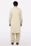 Fawn Cotton Shalwar Kameez