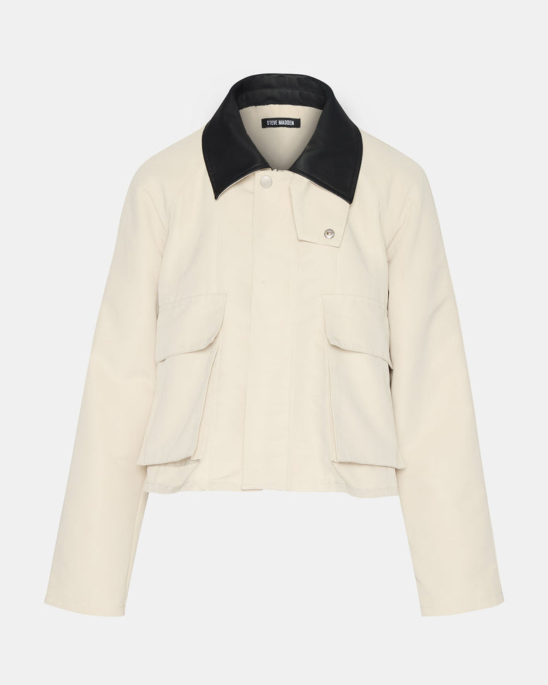 JUSTINA BARN JACKET OATMEAL