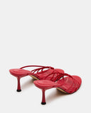 EDNA RED LEATHER