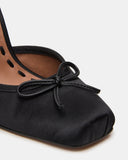 LARINA BLACK SATIN