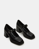 LISBON BLACK LEATHER